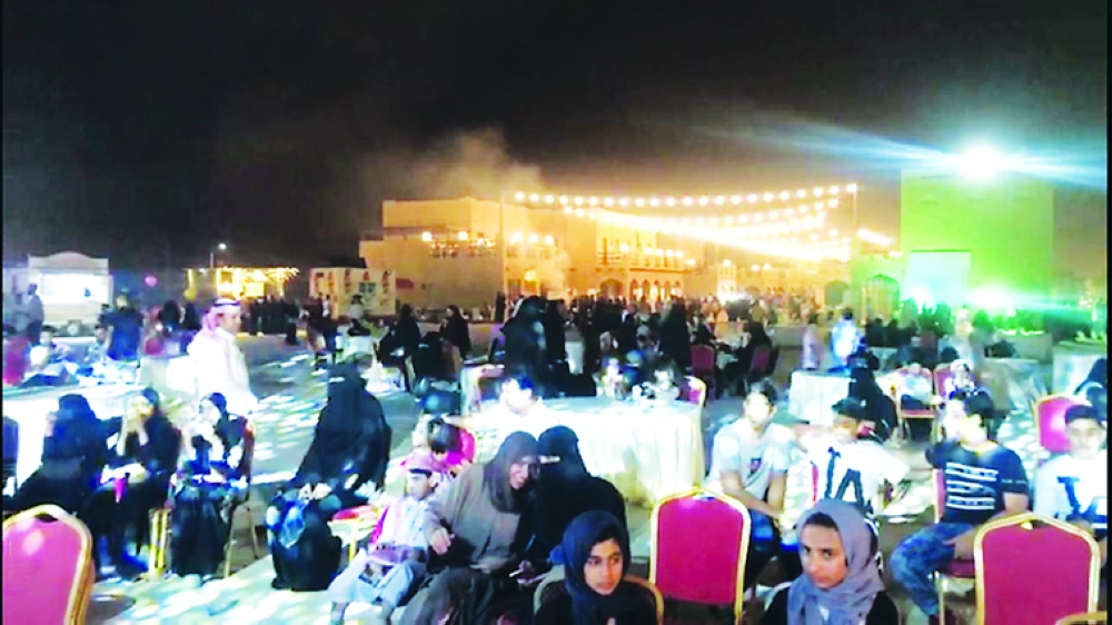 مهرجان رمضان في مشروع وسط العوامية