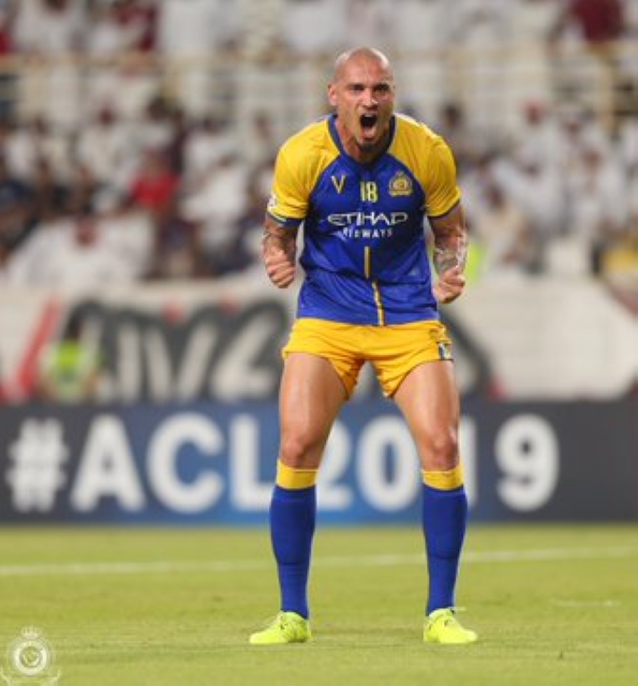 فرحة ما يكون بتأهل النصر