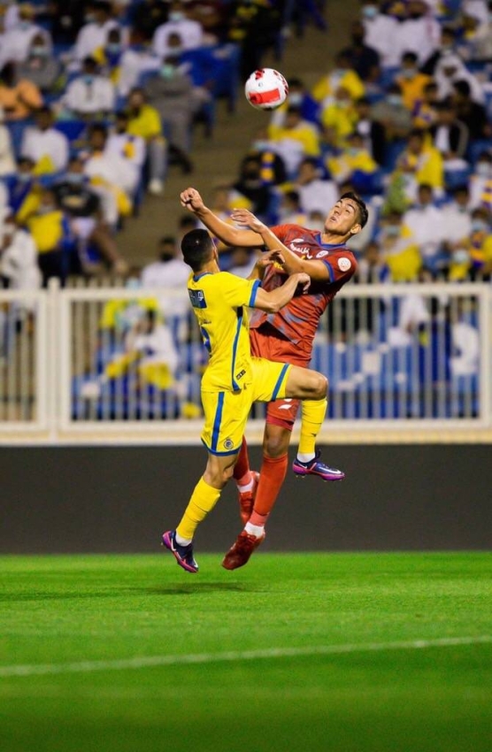 من مباراة النصر وأبها